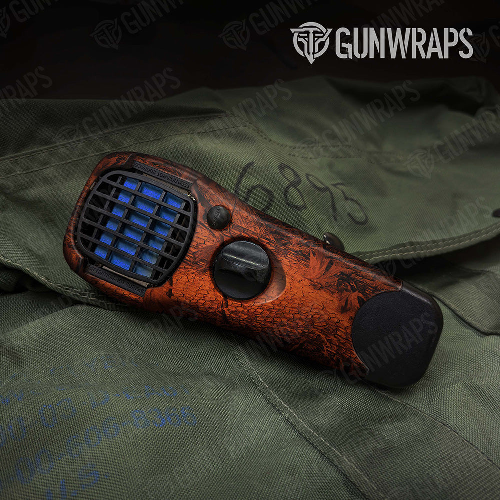 Nature Orange Forest Camo Thermacell Gear Skin Vinyl Wrap