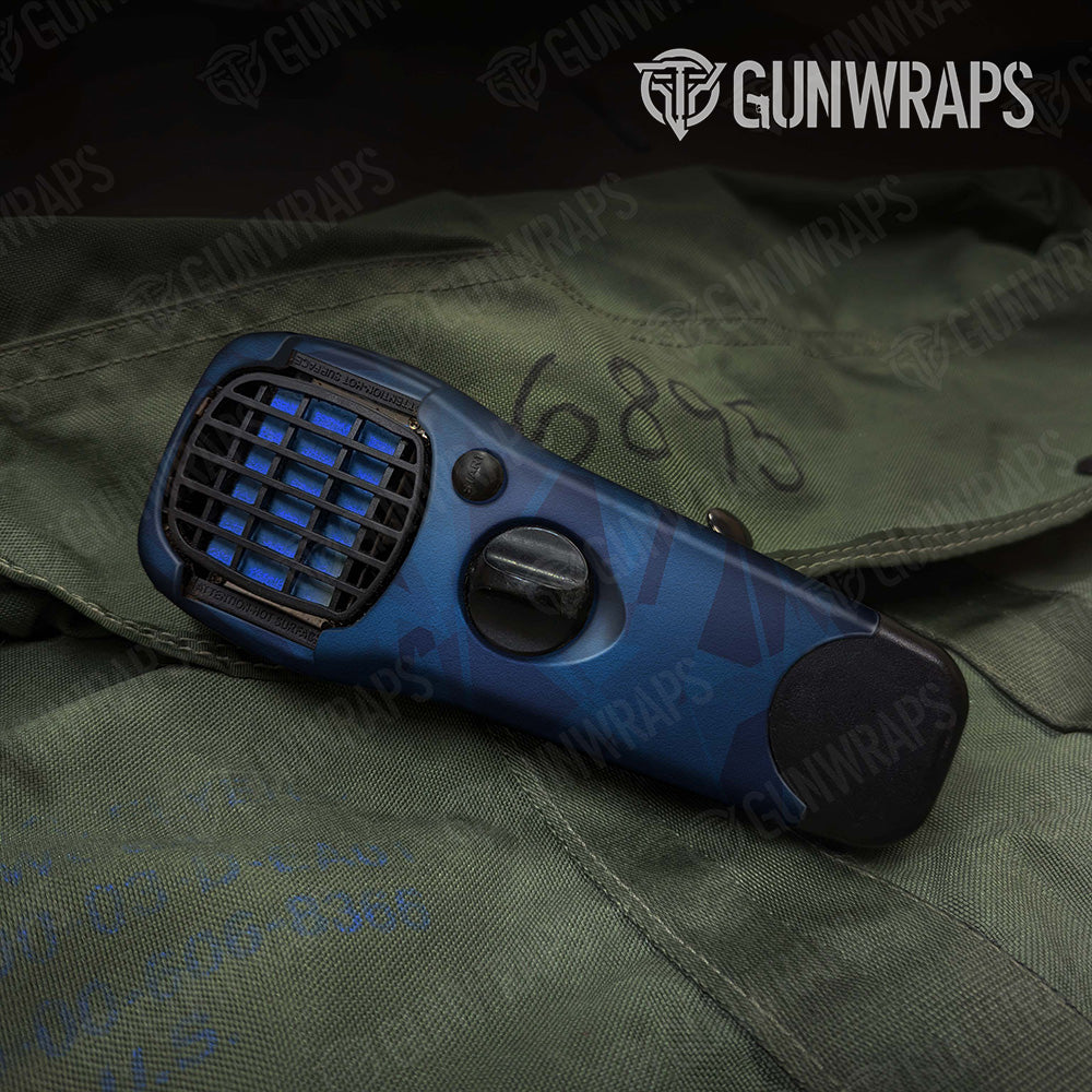 Sharp Elite Blue Camo Thermacell Gear Skin Vinyl Wrap
