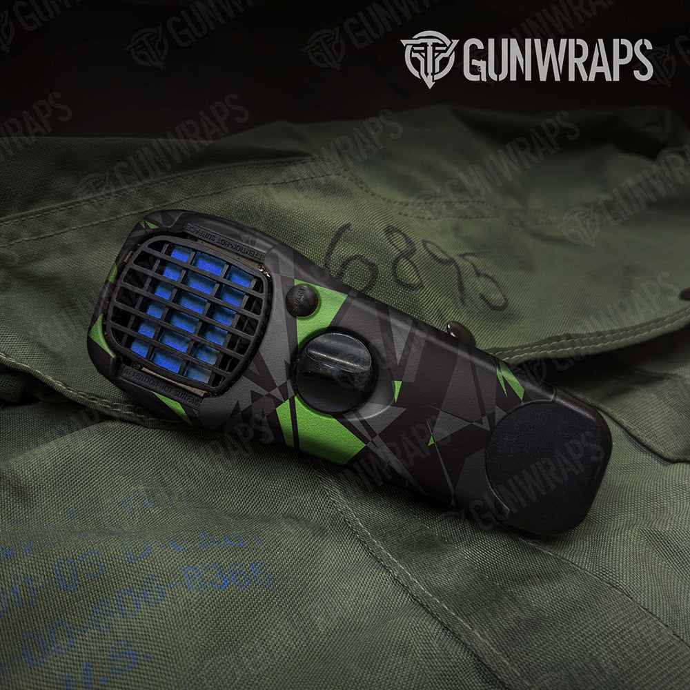 Sharp Metro Green Camo Thermacell Gear Skin Vinyl Wrap