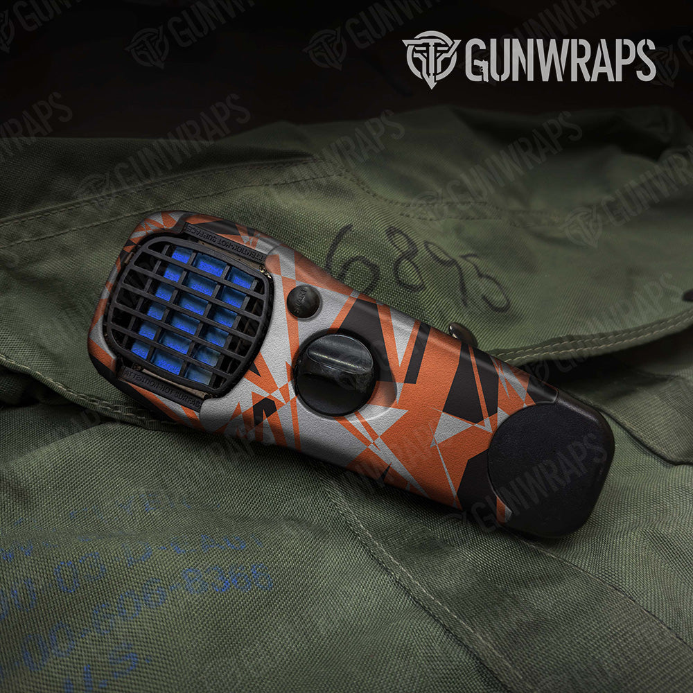Sharp Orange Tiger Camo Thermacell Gear Skin Vinyl Wrap