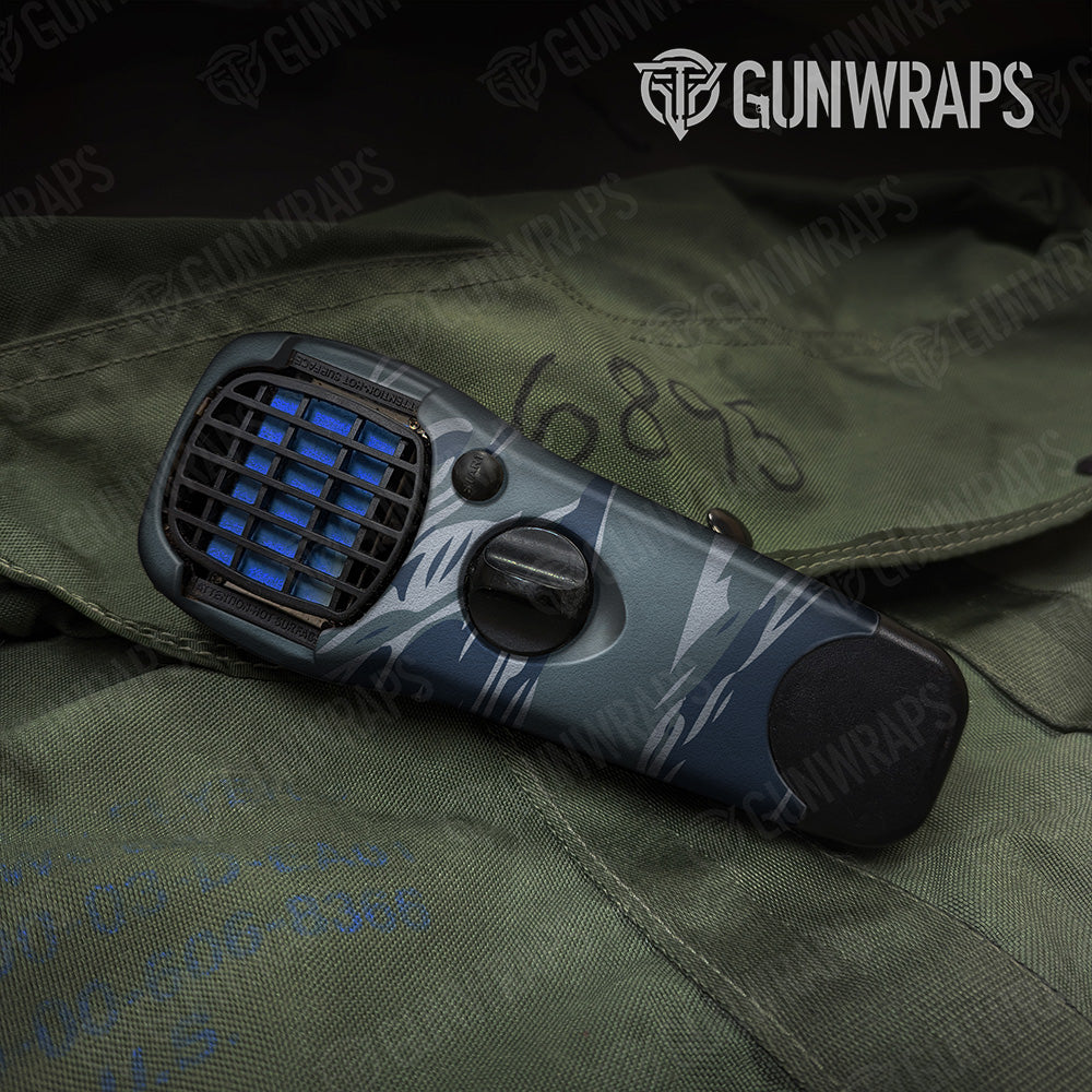 Shredded Navy Camo Thermacell Gear Skin Vinyl Wrap