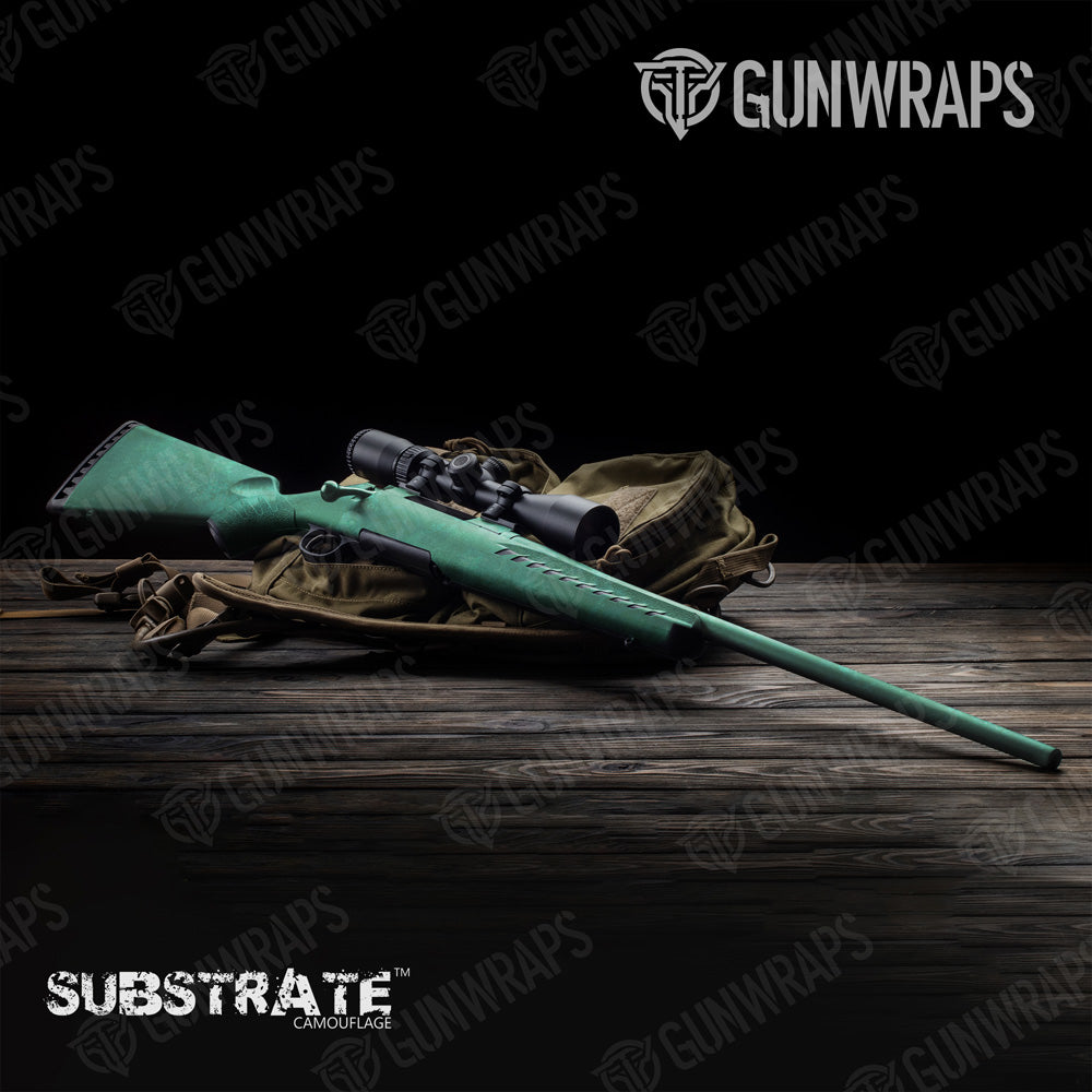 Rifle Substrate Saltwater Camo Gun Skin Vinyl Wrap Film