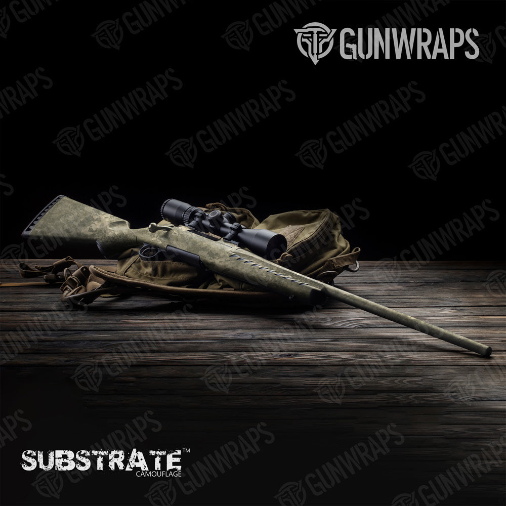 Rifle Substrate Sandstone Camo Gun Skin Vinyl Wrap Film