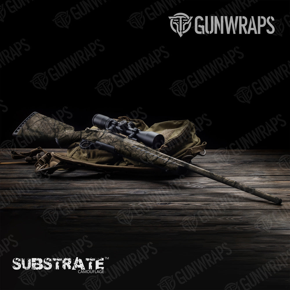 Rifle Substrate Shrub Stalker Camo Gun Skin Vinyl Wrap Film
