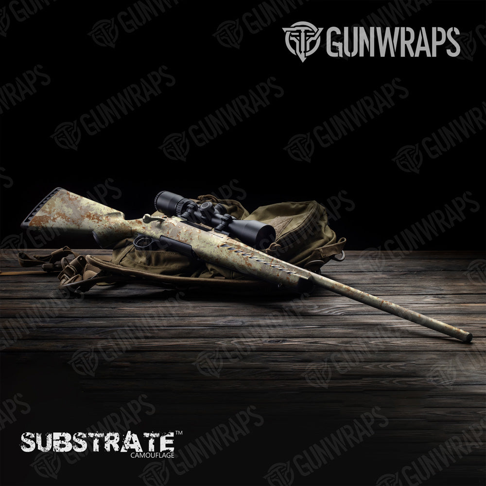 Rifle Substrate Simpson-Desert Camo Gun Skin Vinyl Wrap Film