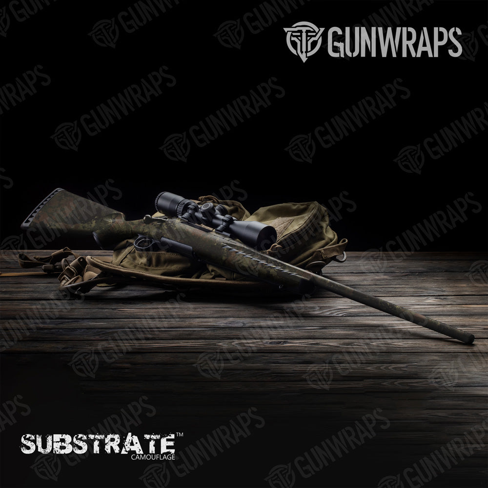 Rifle Substrate Stuttgart Camo Gun Skin Vinyl Wrap Film