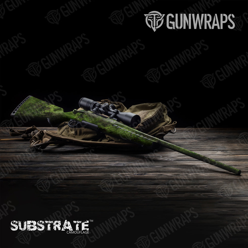 Rifle Substrate Subtropic Camo Gun Skin Vinyl Wrap Film