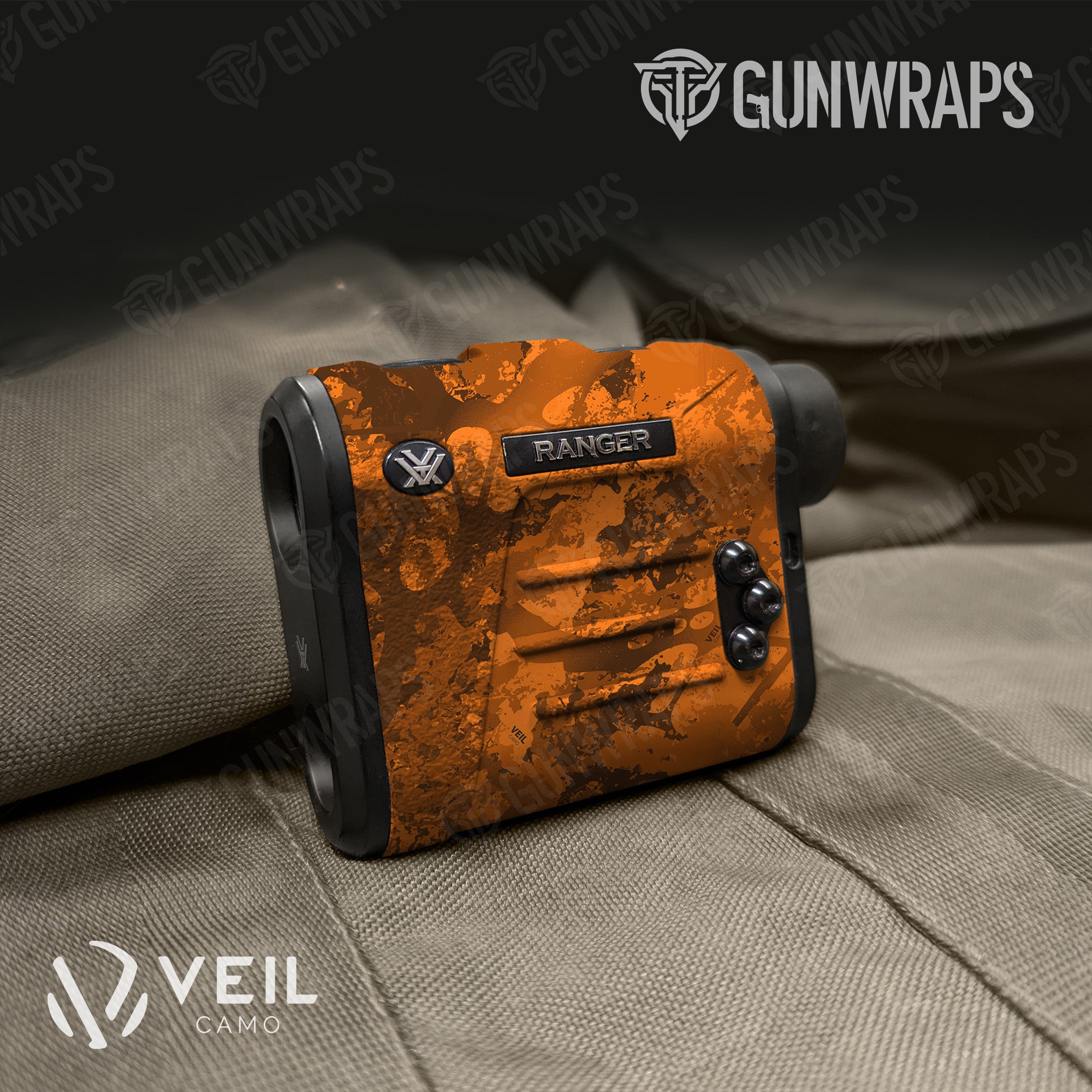 Rangefinder Veil Stoke Blaze Camo Gun Skin Vinyl Wrap