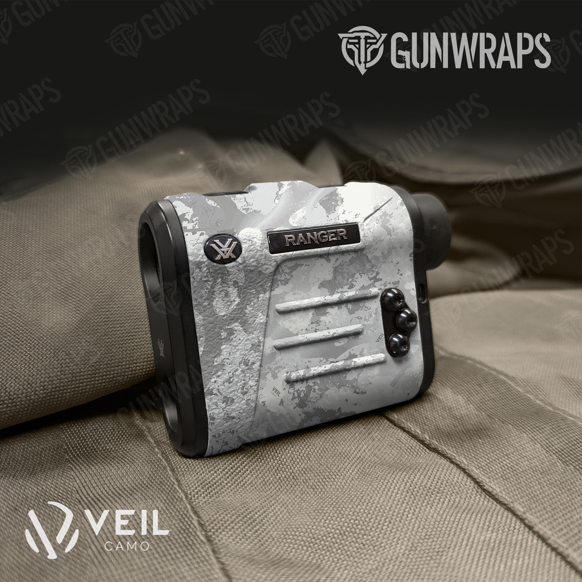 Rangefinder Veil Stoke Whiteout Camo Gun Skin Vinyl Wrap