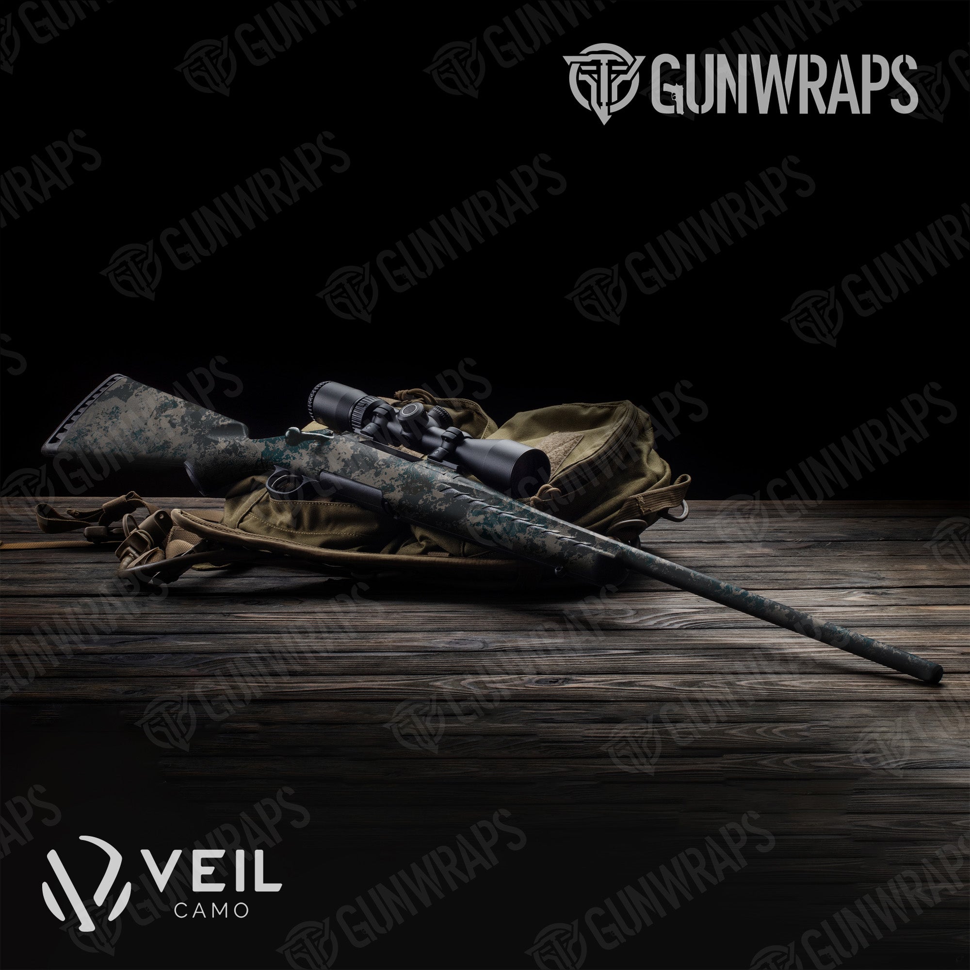 Rifle Veil Ops Enforcer Camo Gun Skin Vinyl Wrap