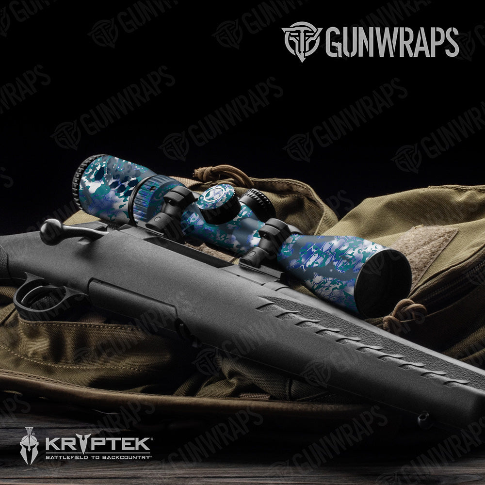 Scope Kryptek Obskura Oceanus Camo Gun Skin Vinyl Wrap