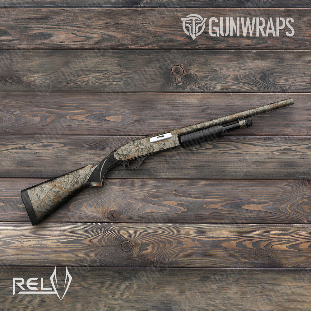 Shotgun RELV Copperhead Camo Gun Skin Vinyl Wrap Film