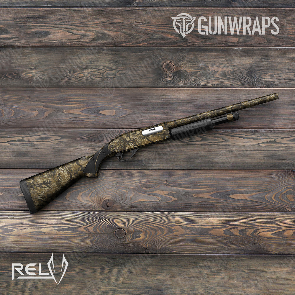 Shotgun RELV Harvester Camo Gun Skin Vinyl Wrap Film