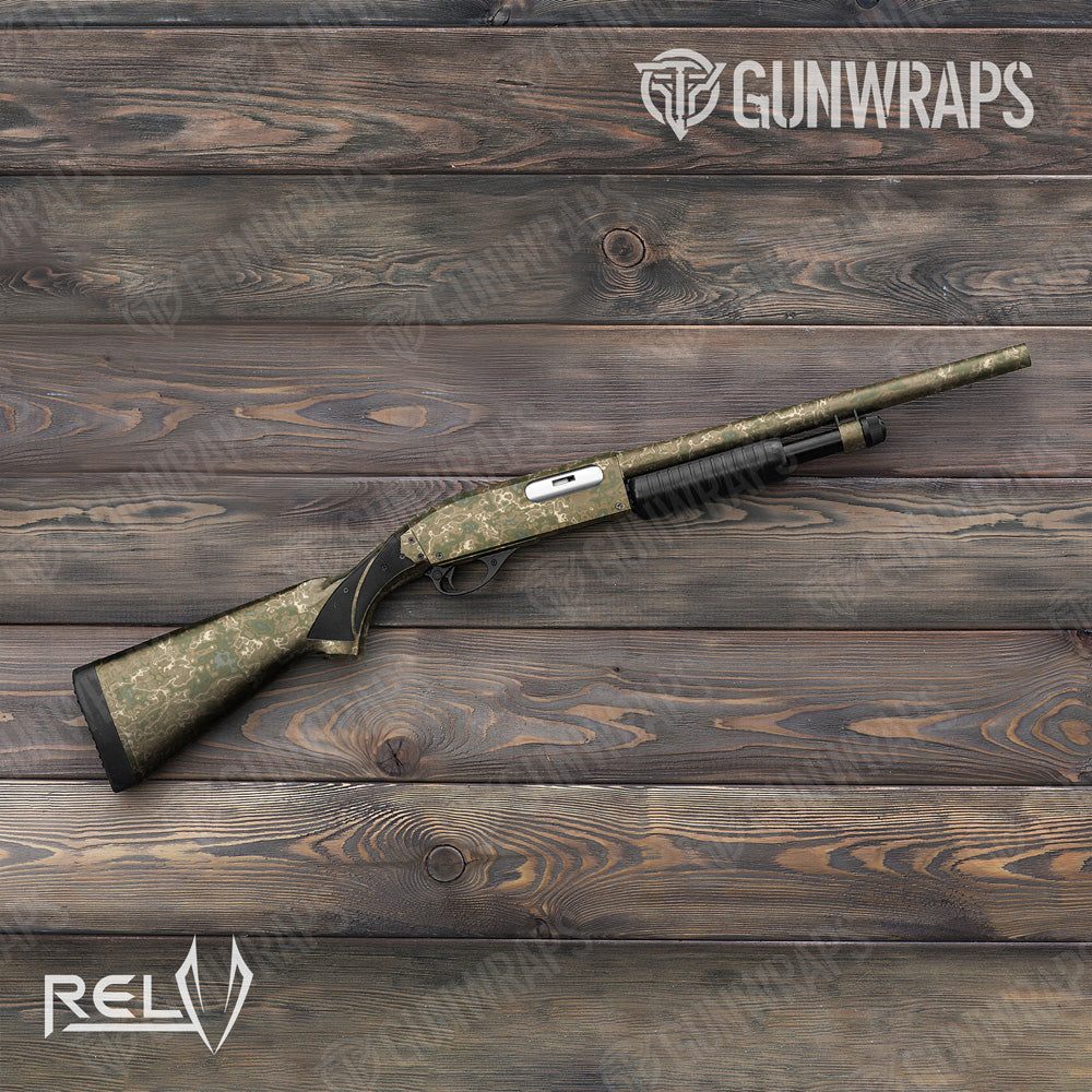 Shotgun RELV Moab Camo Gun Skin Vinyl Wrap Film