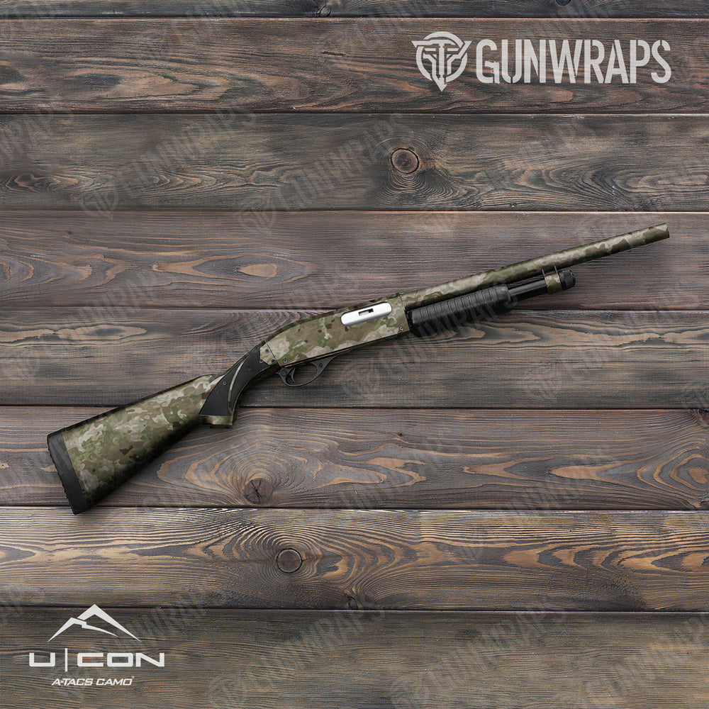 Shotgun A-TACS U|CON Original Camo Gun Skin Vinyl Wrap Film