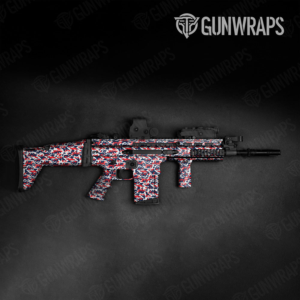 Classic America Camo Tactical Gun Skin Vinyl Wrap