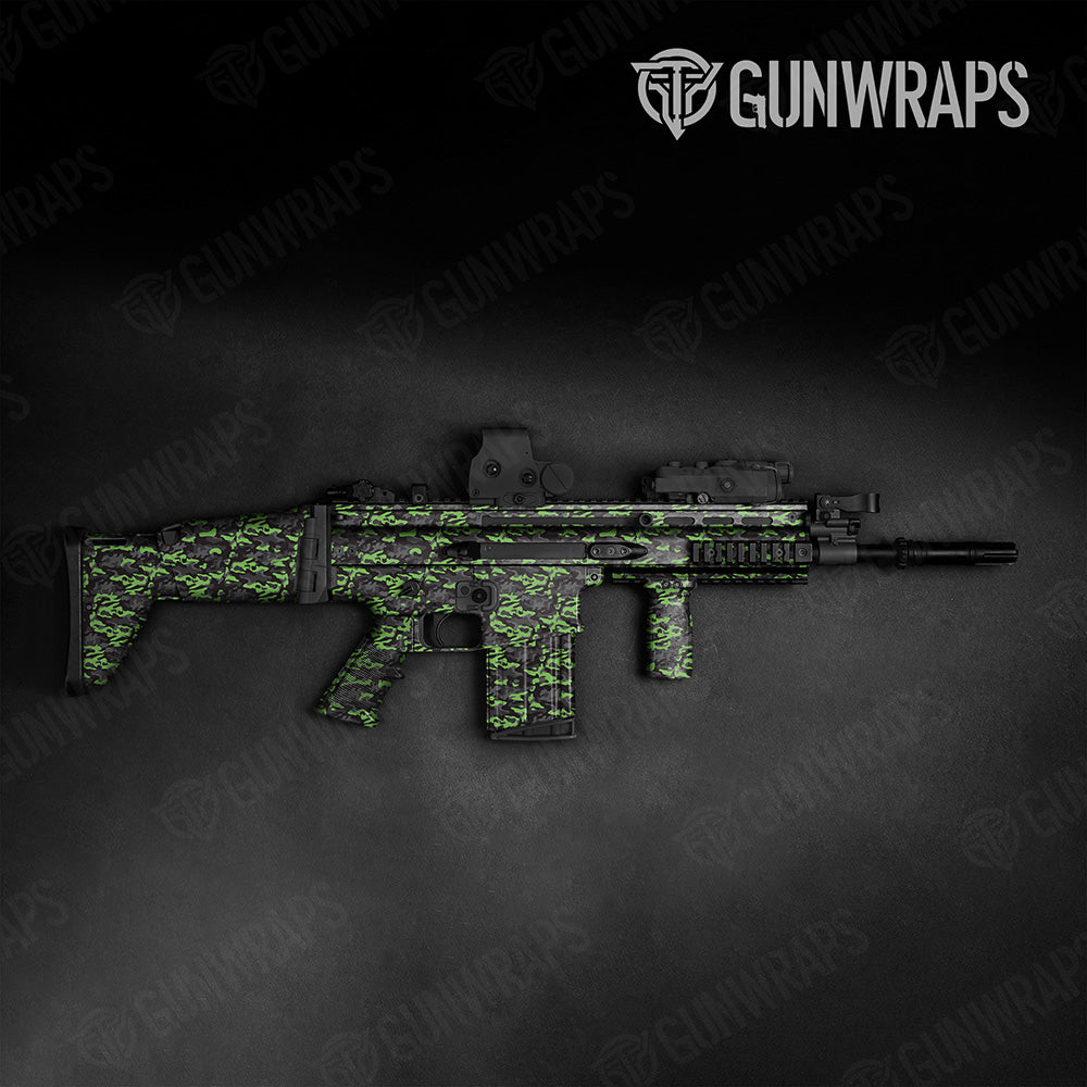 Classic Metro Green Camo Tactical Gun Skin Vinyl Wrap