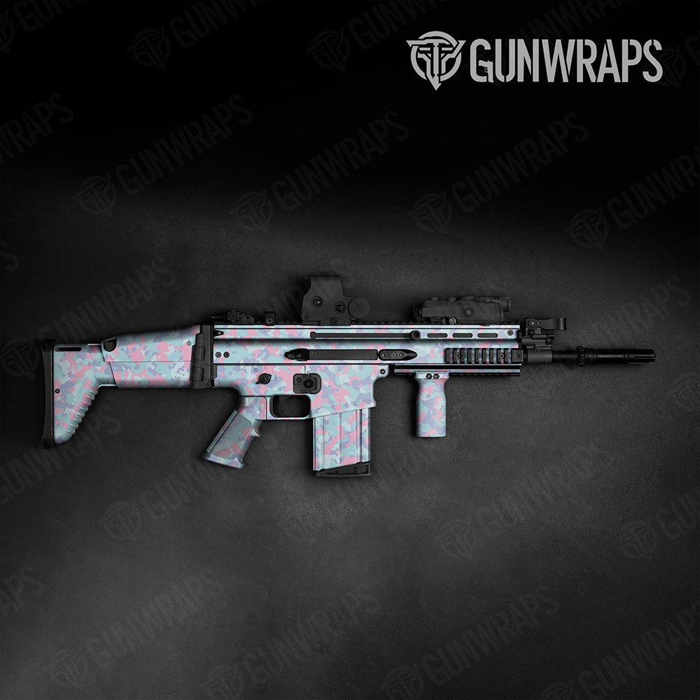 Cumulus Cotton Candy Camo Tactical Gun Skin Vinyl Wrap
