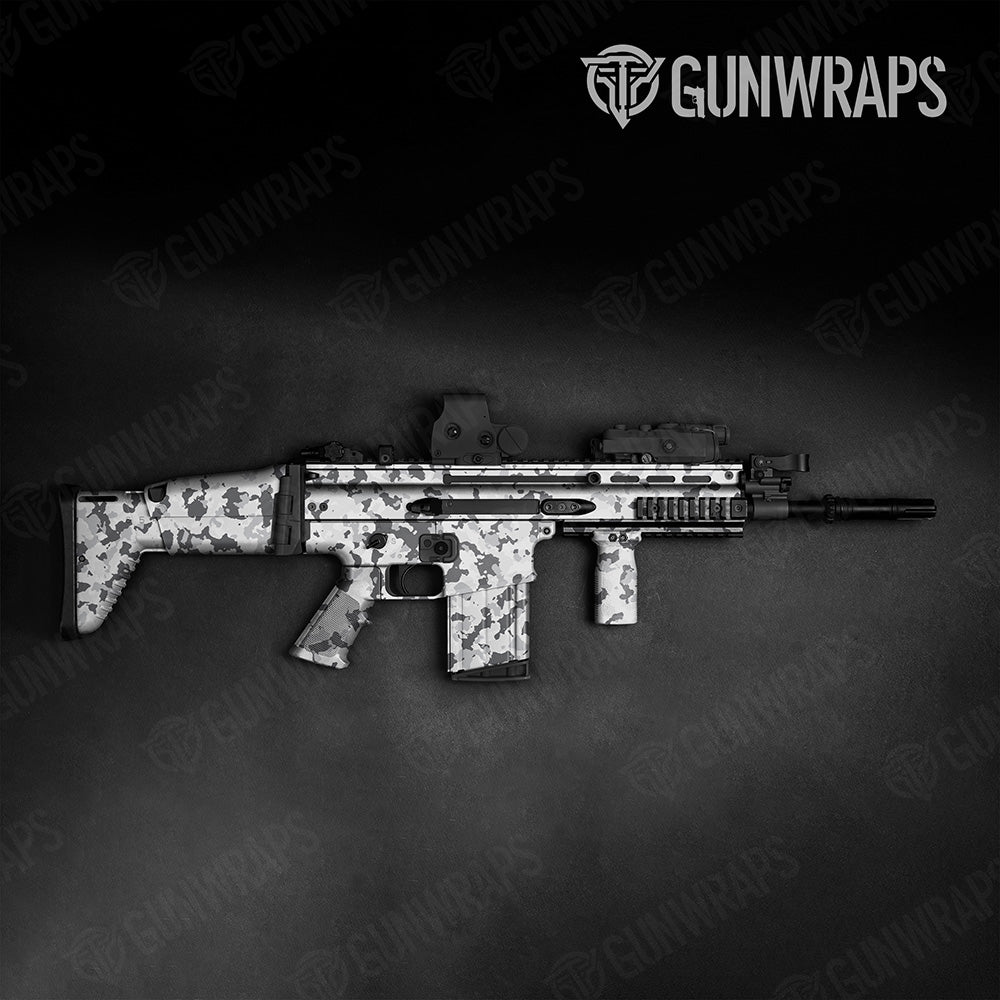 Cumulus Snow Camo Tactical Gun Skin Vinyl Wrap