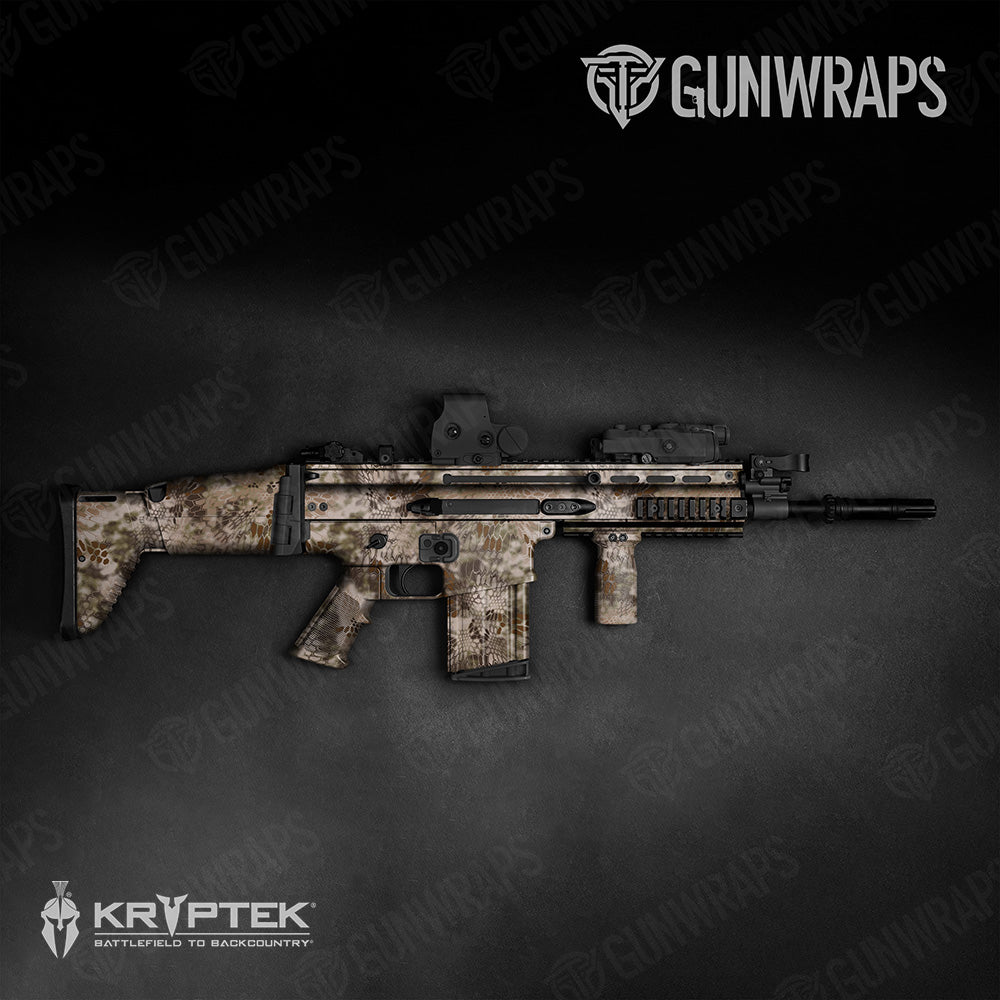 Tactical Kryptek Highlander Camo Gun Skin Vinyl Wrap