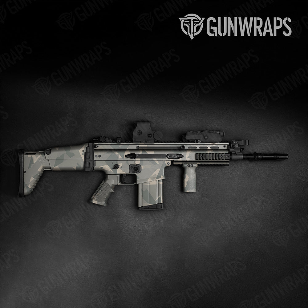 Shattered Army Camo Tactical Gun Skin Vinyl Wrap
