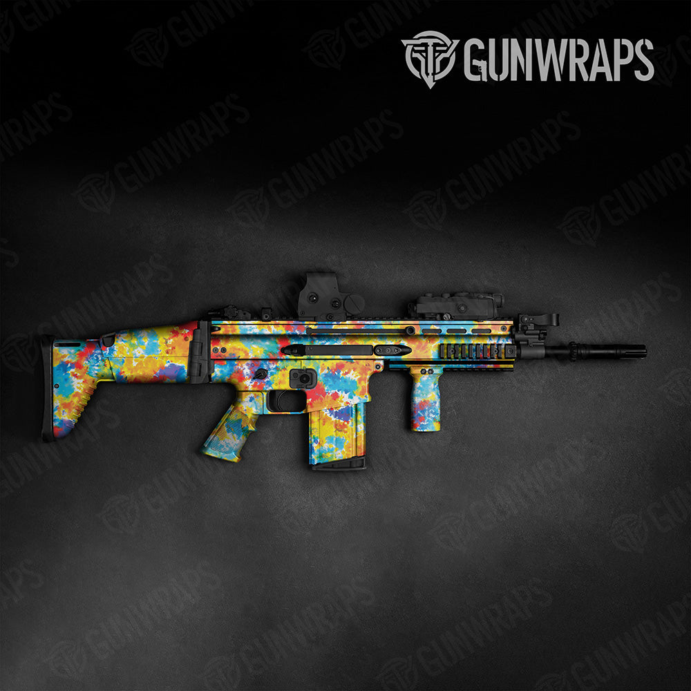 Tie Dye Coral Reef Tactical Gun Skin Vinyl Wrap