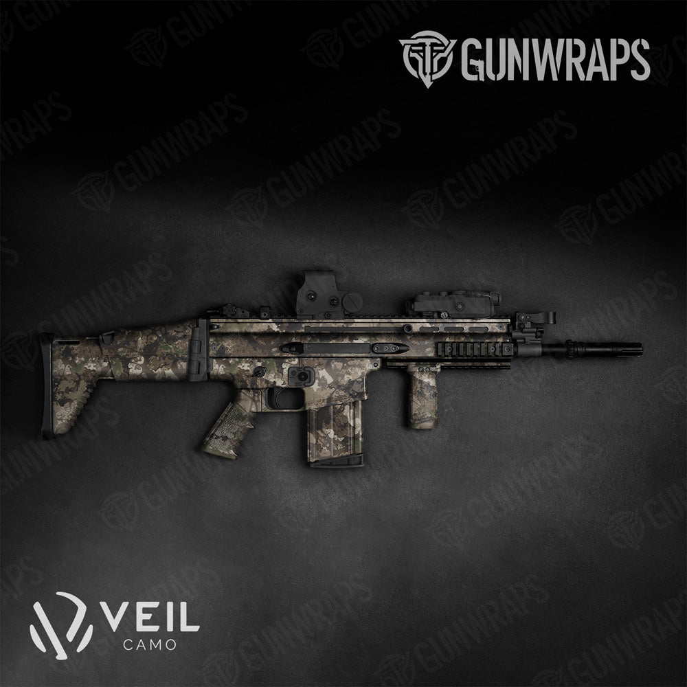 Tactical Veil Stoke Flat Camo Gun Skin Vinyl Wrap