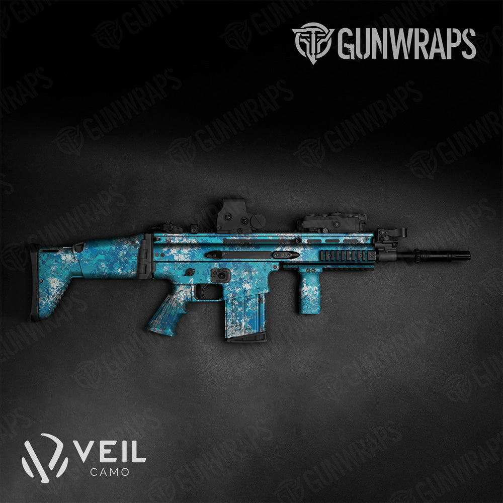 Tactical Veil Wideland Mariner Camo Gun Skin Vinyl Wrap