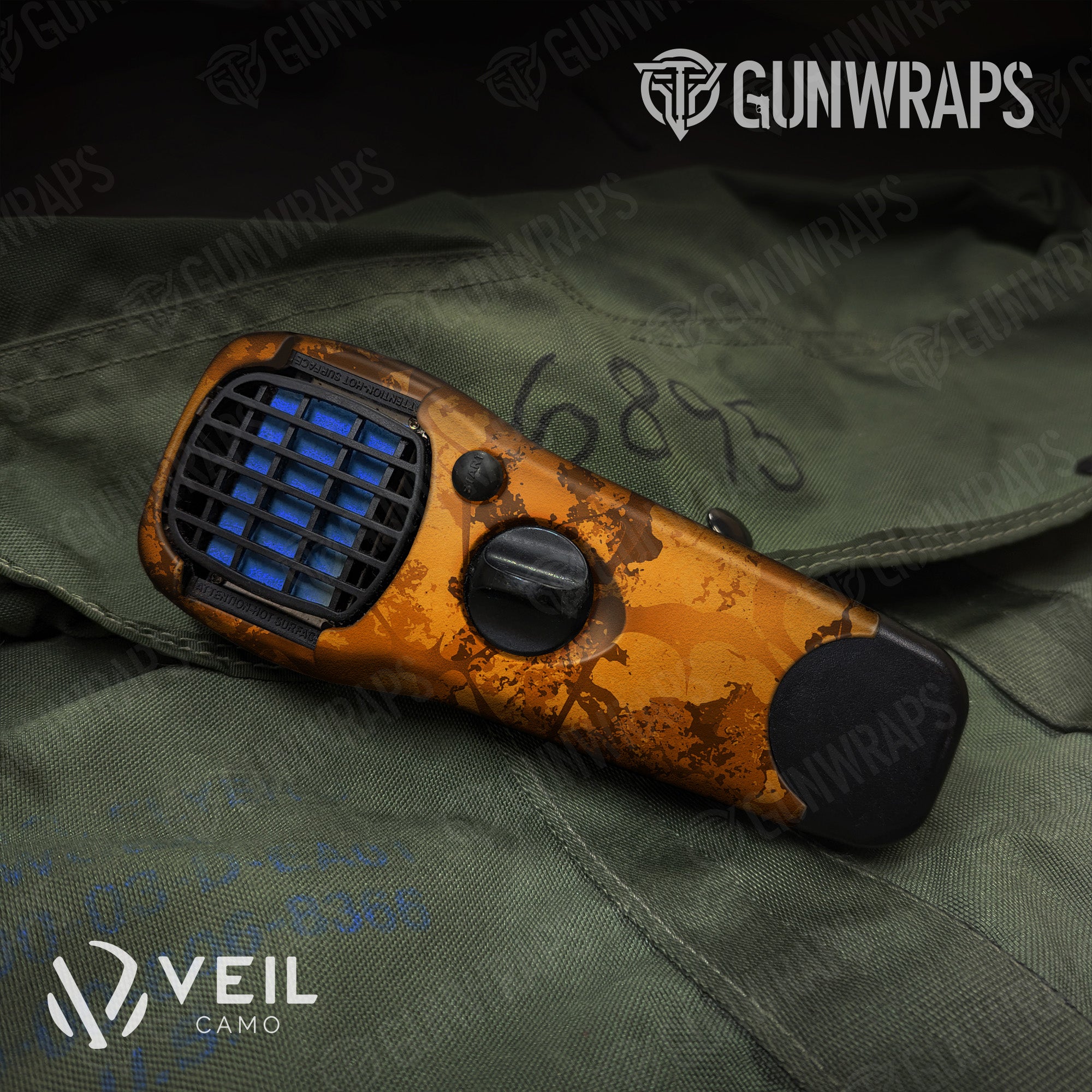 Thermacell Veil Stoke Blaze Camo Gear Skin Vinyl Wrap