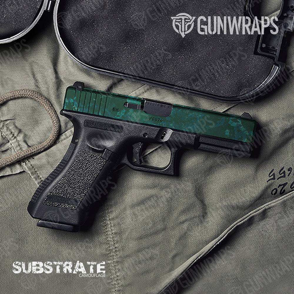Pistol Slide Substrate Shellback Camo Gun Skin Vinyl Wrap Film