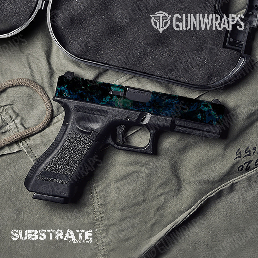 Pistol Slide Substrate Shipwreck Camo Gun Skin Vinyl Wrap Film
