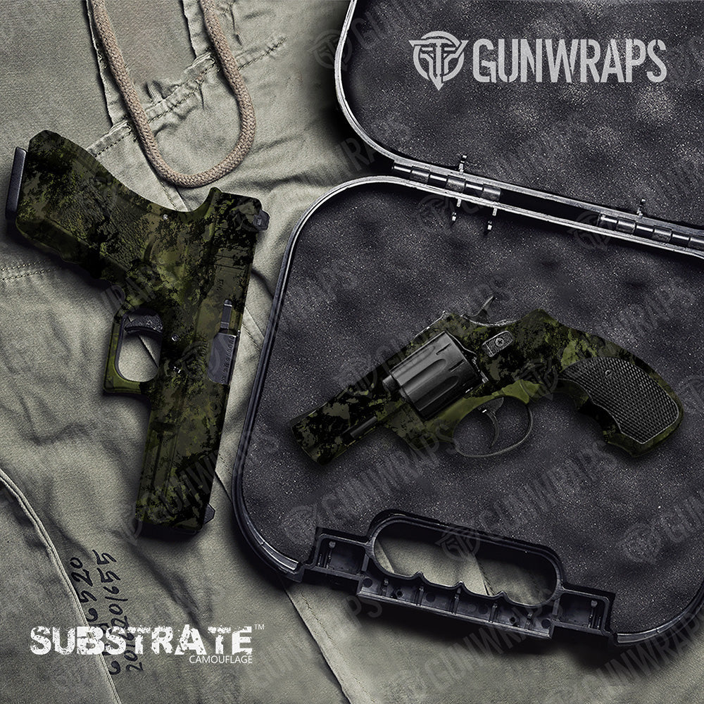 Pistol & Revolver Substrate Spec-Op Camo Gun Skin Vinyl Wrap Film