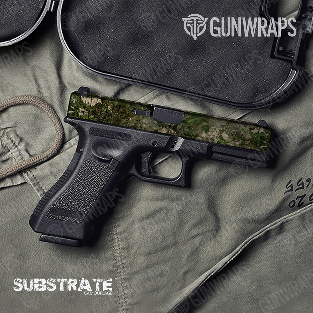 Pistol Slide Substrate Shift Camo Gun Skin Vinyl Wrap Film