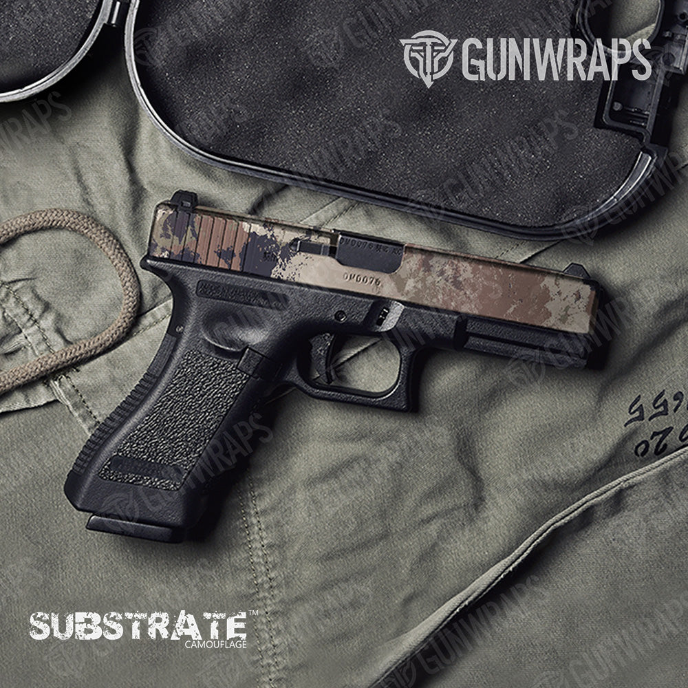 Pistol Slide Substrate Saigon Camo Gun Skin Vinyl Wrap Film