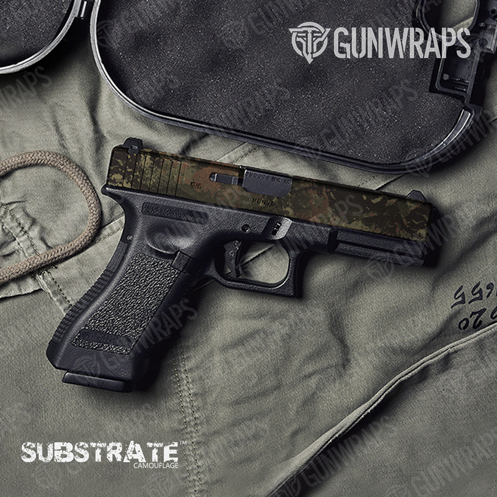 Pistol Slide Substrate Stuttgart Camo Gun Skin Vinyl Wrap Film