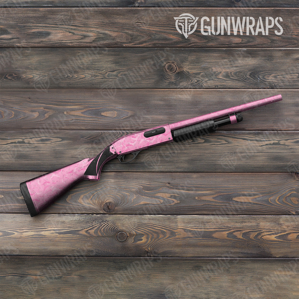 Battle Storm Elite Pink Camo Shotgun Gun Skin Vinyl Wrap