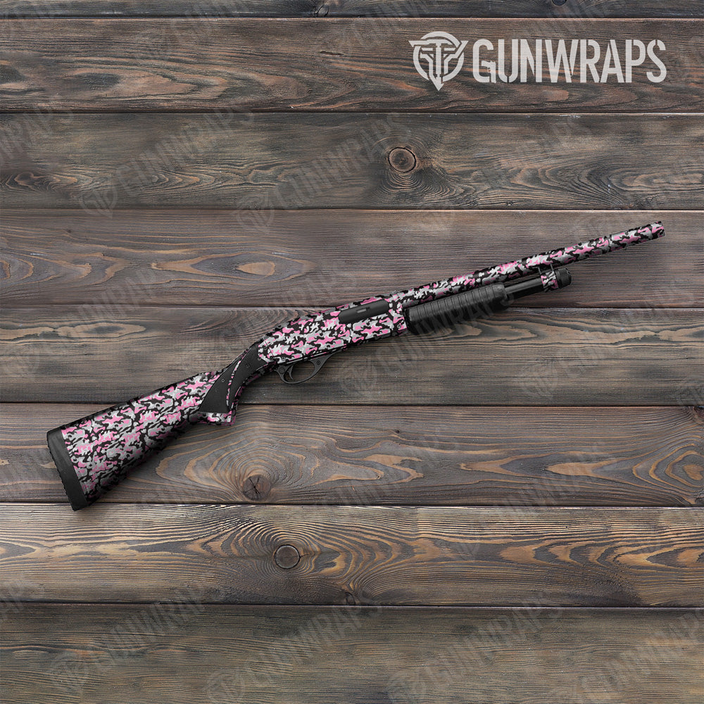 Classic Pink Tiger Camo Shotgun Gun Skin Vinyl Wrap