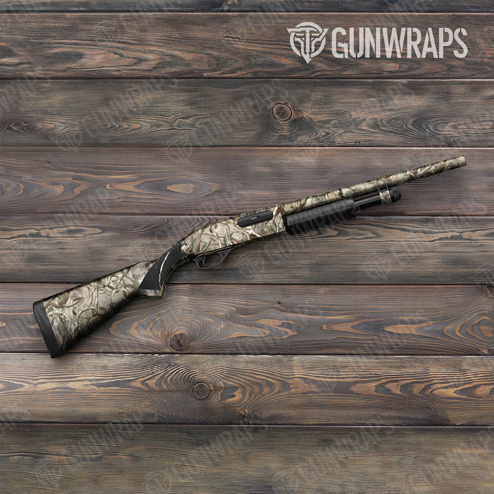 Nature Lifeless Woods Buck Skull Camo Shotgun Gun Skin Vinyl Wrap