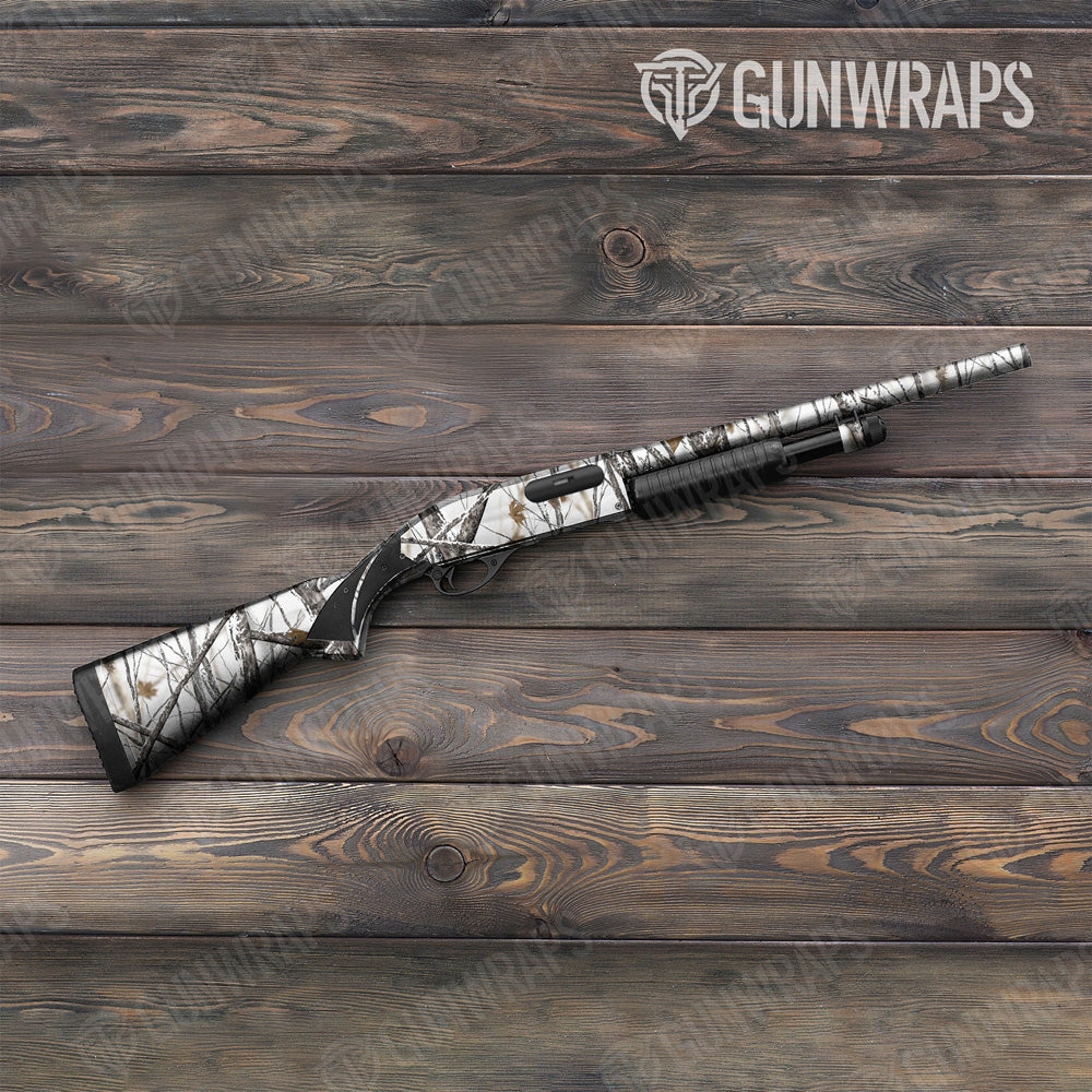 Nature Snowstorm Camo Shotgun Gun Skin Vinyl Wrap