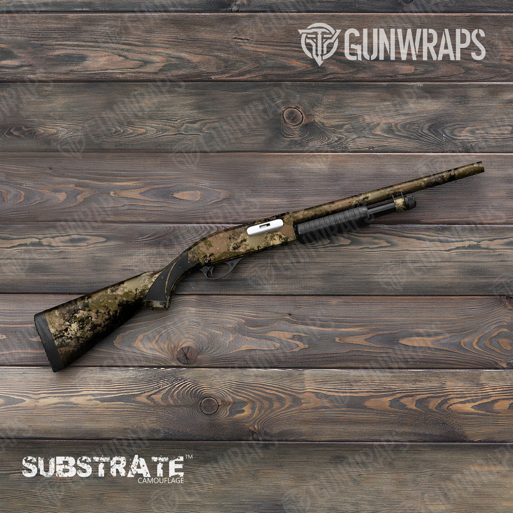 Shotgun Substrate Spoor Camo Gun Skin Vinyl Wrap Film