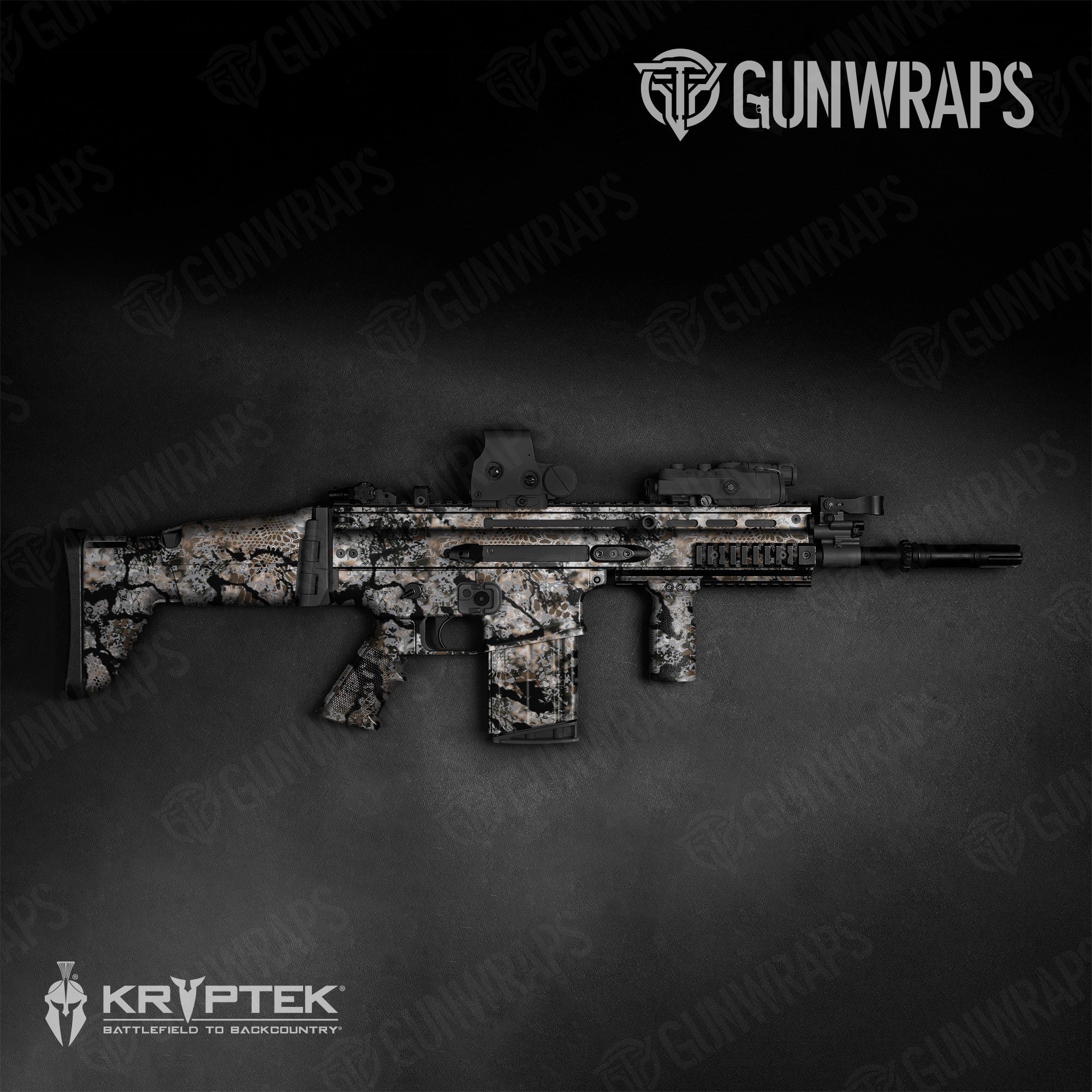 Tactical Kryptek Obskura Skyfall Camo Gun Skin Vinyl Wrap