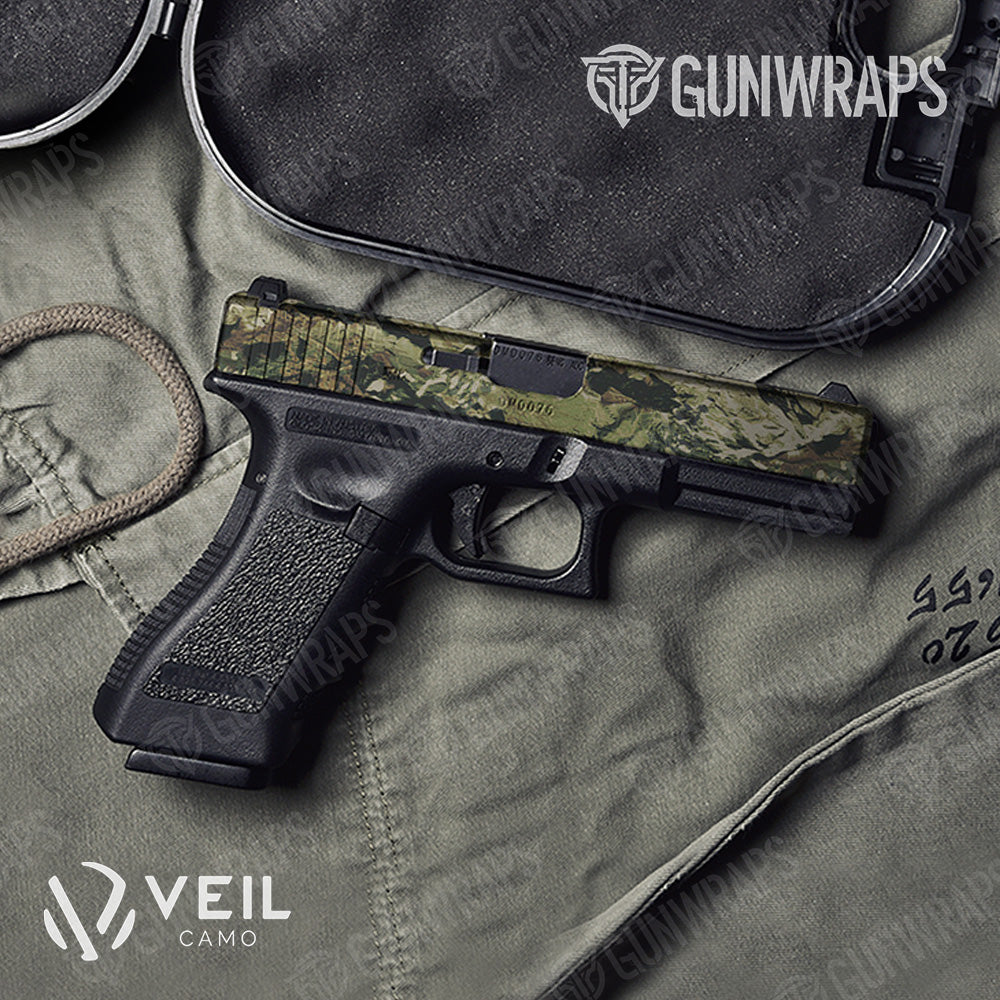 Pistol Slide Veil Multitac Camo Gun Skin Vinyl Wrap