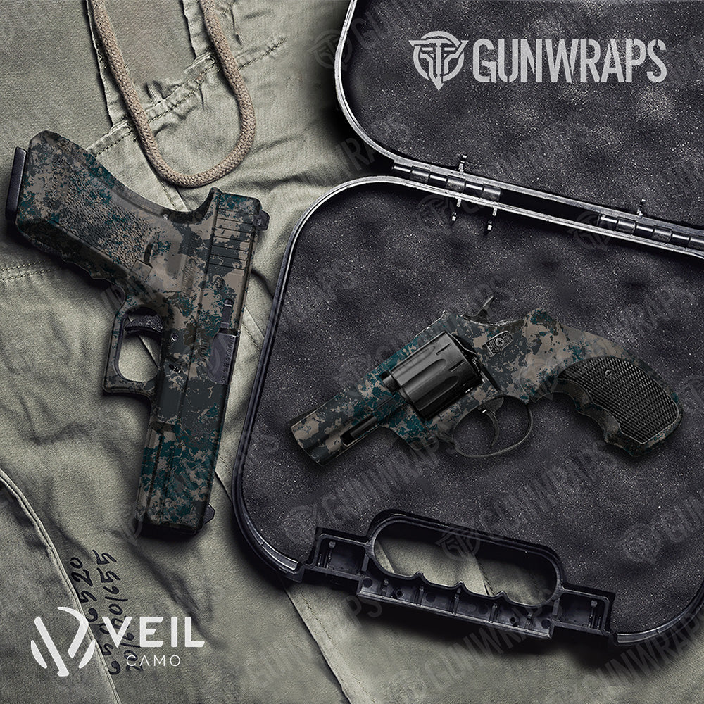 Pistol & Revolver Veil Ops Enforcer Camo Gun Skin Vinyl Wrap
