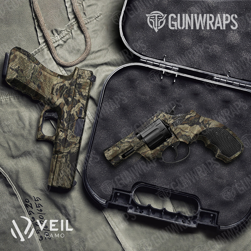 Pistol & Revolver Veil Rumba Barren Camo Gun Skin Vinyl Wrap