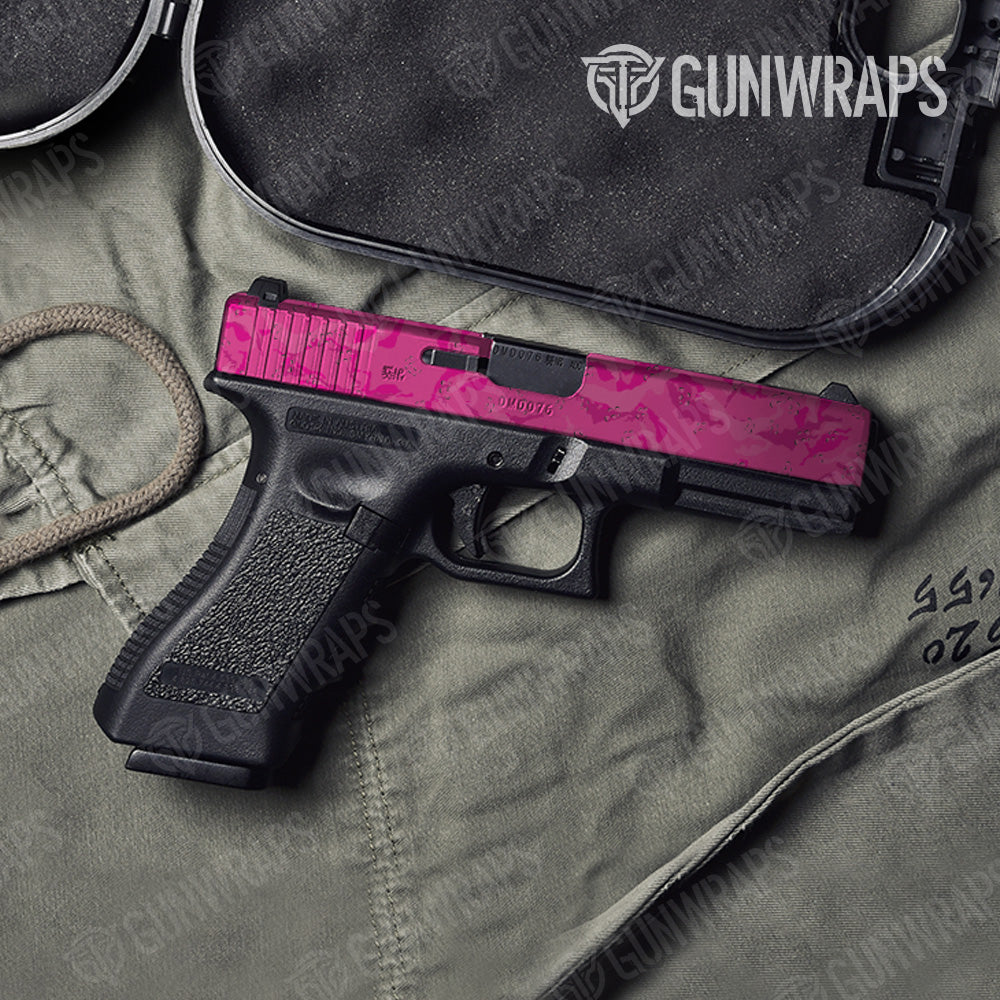 Battle Storm Elite Magenta Camo Pistol Slide Gun Skin Vinyl Wrap