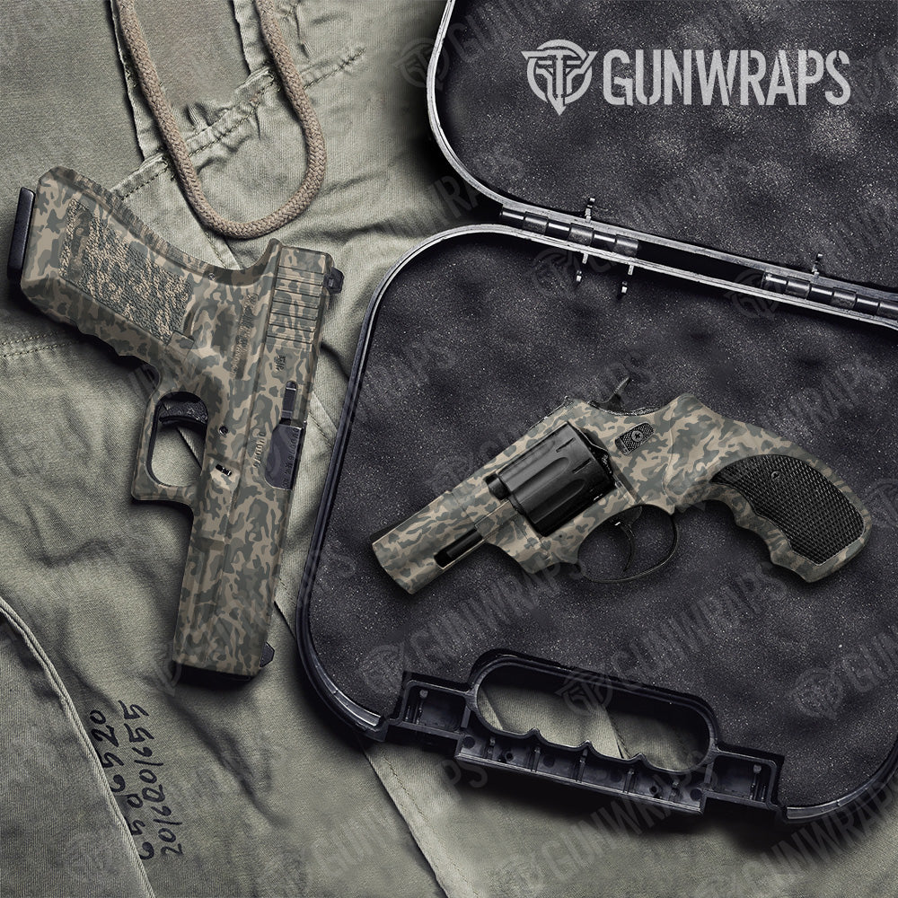 Classic Army Camo Pistol & Revolver Gun Skin Vinyl Wrap