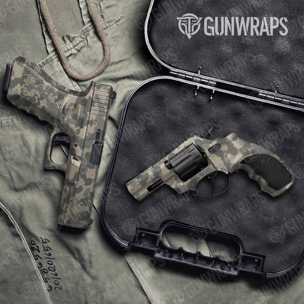 Cumulus Army Camo Pistol & Revolver Gun Skin Vinyl Wrap