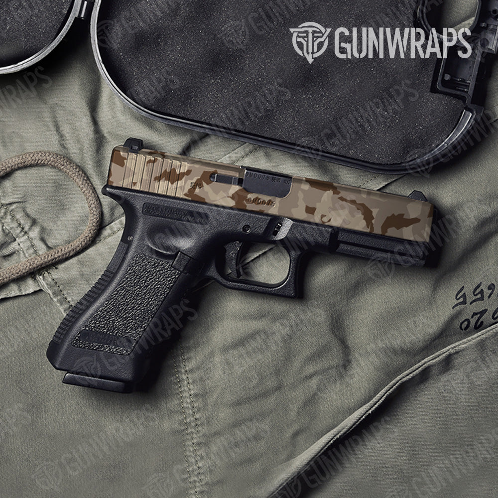 Erratic Desert Camo Pistol Slide Gun Skin Vinyl Wrap