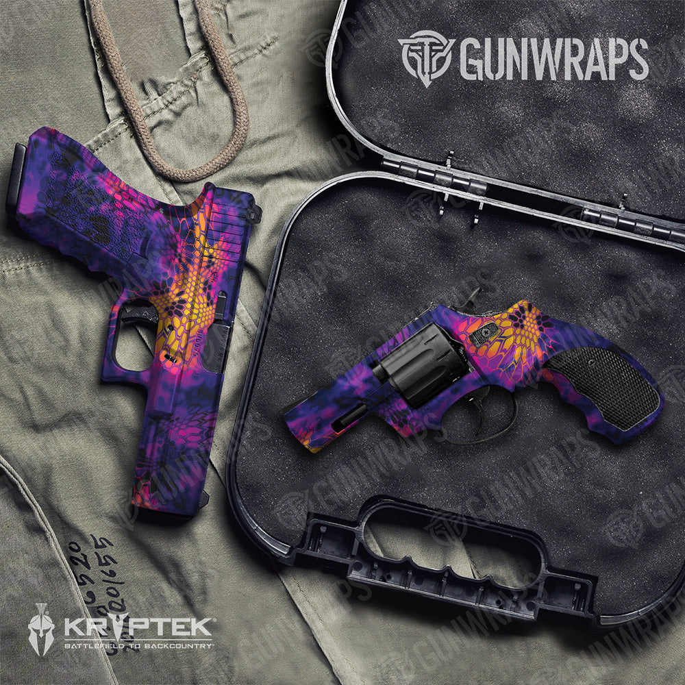 Pistol & Revolver Kryptek Infrared Camo Gun Skin Vinyl Wrap