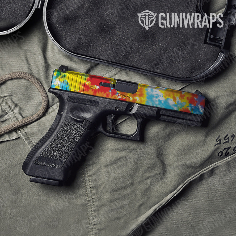 Tie Dye Coral Reef Pistol Slide Gun Skin Vinyl Wrap